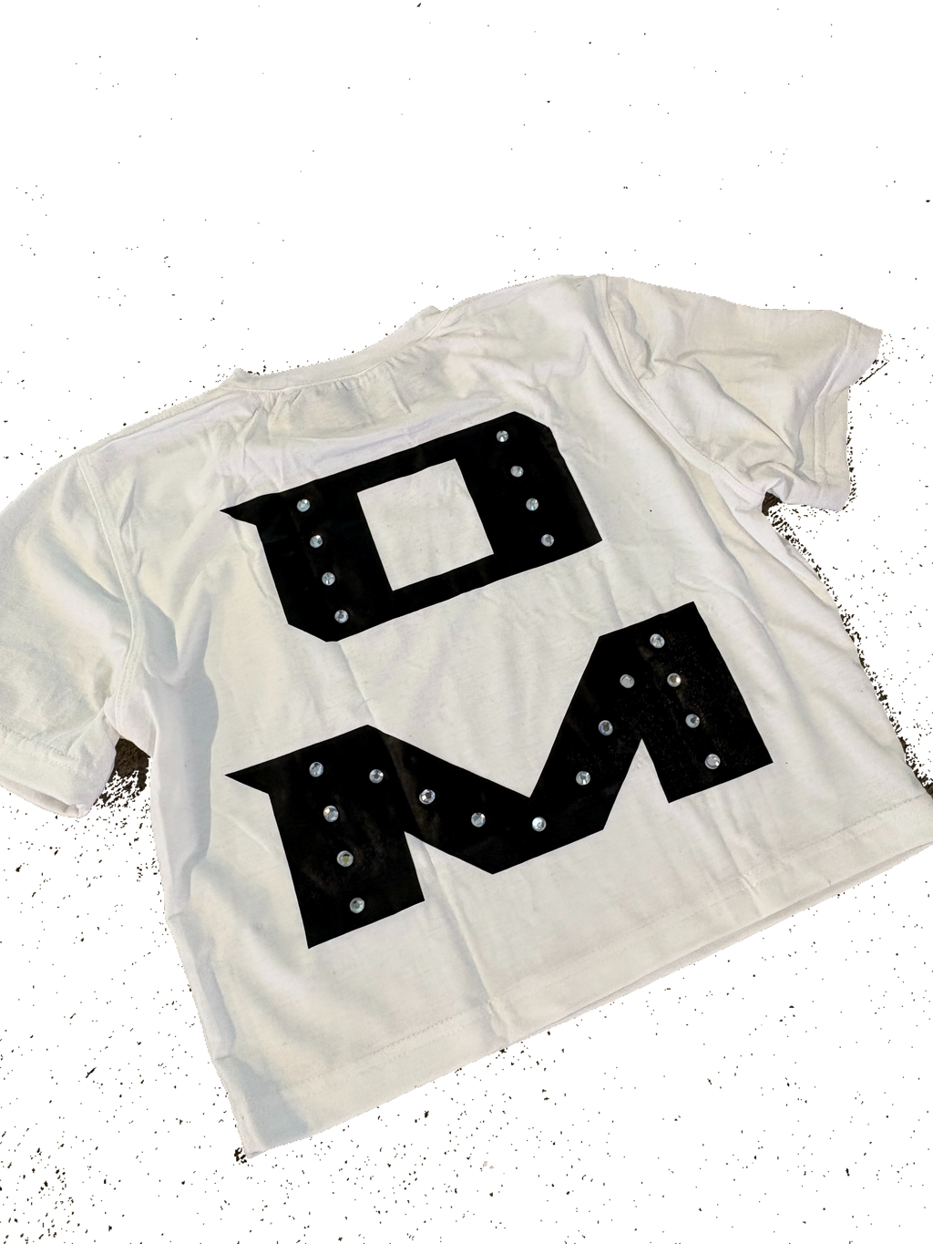 "Love M"  Women's Rhinestone Crop